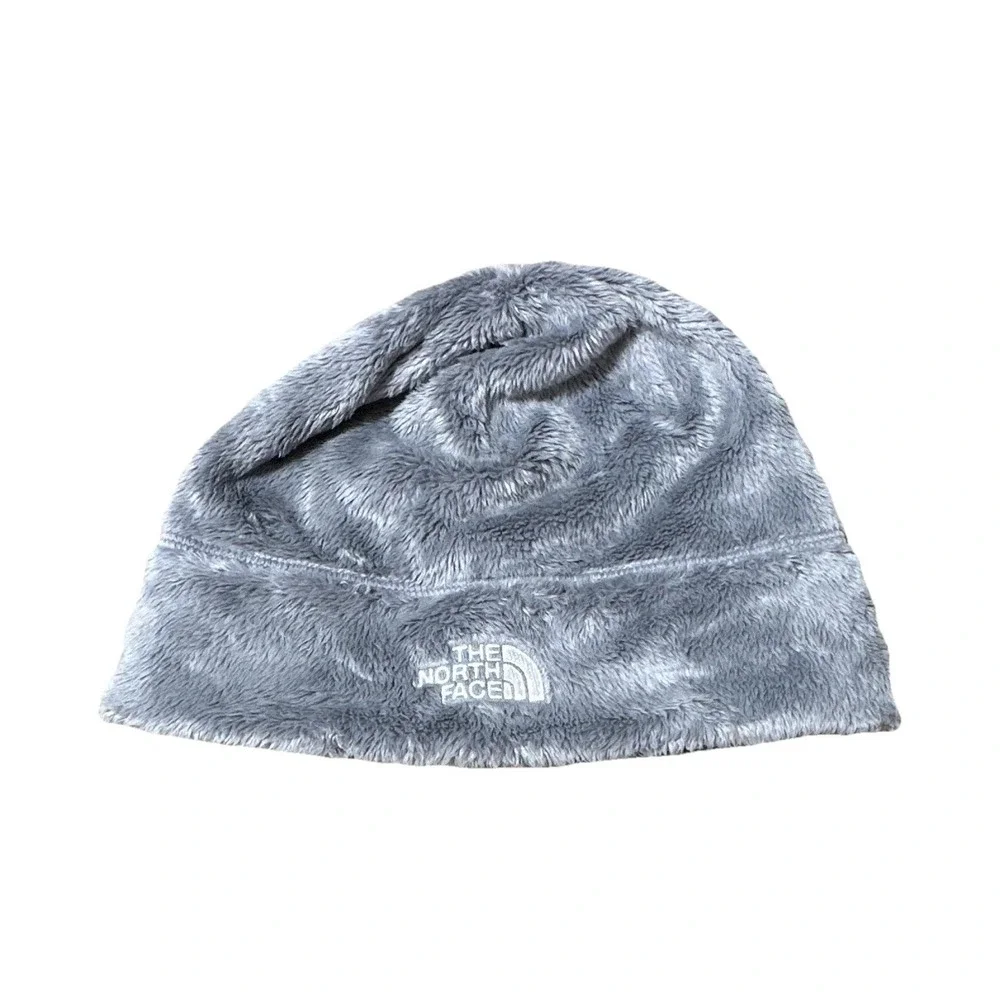 The North Face Gray Solid Beanie Hat M/M Unisex kids Fall Winter